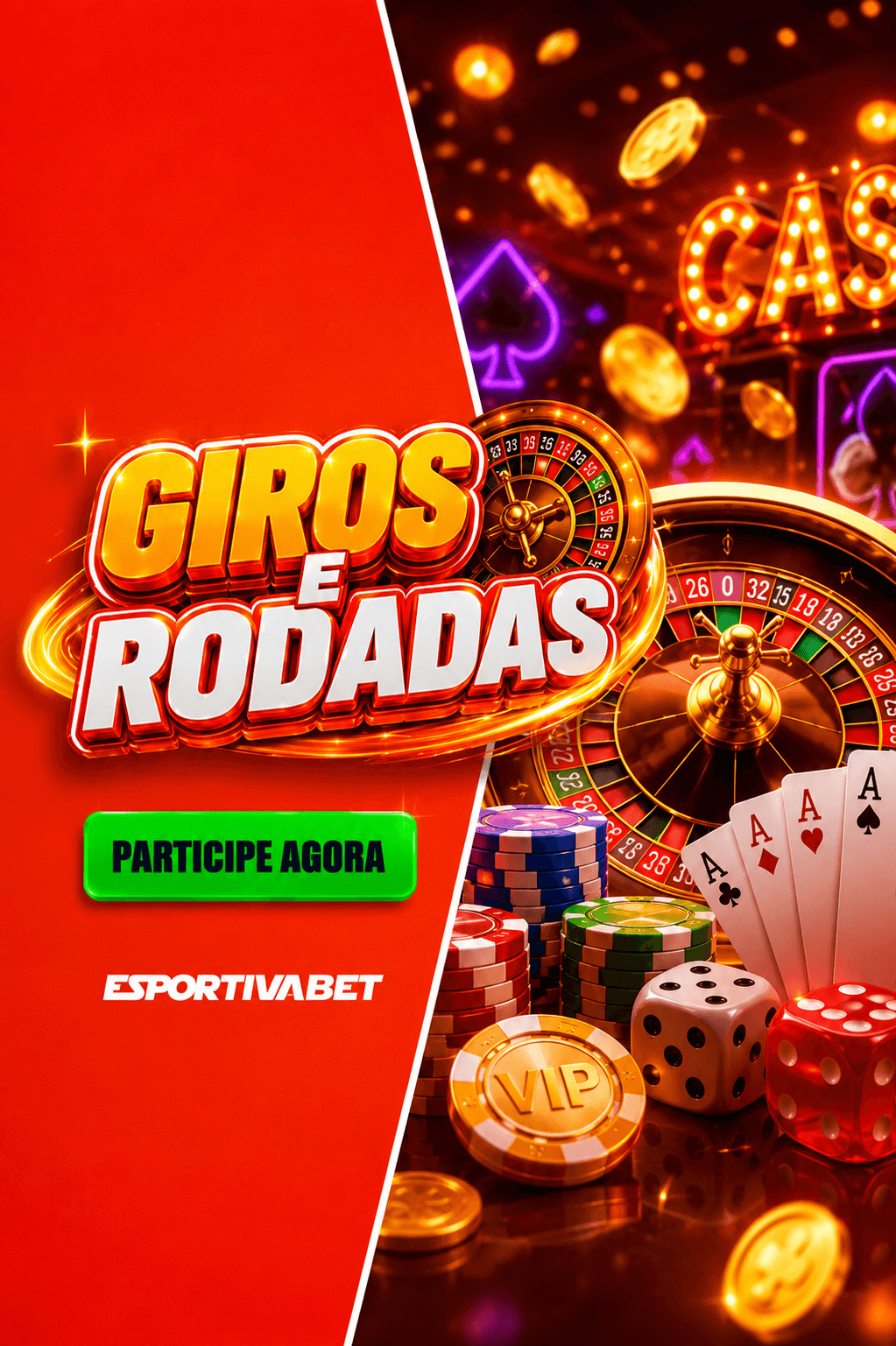 Giros e Rodadas EsportivaBet